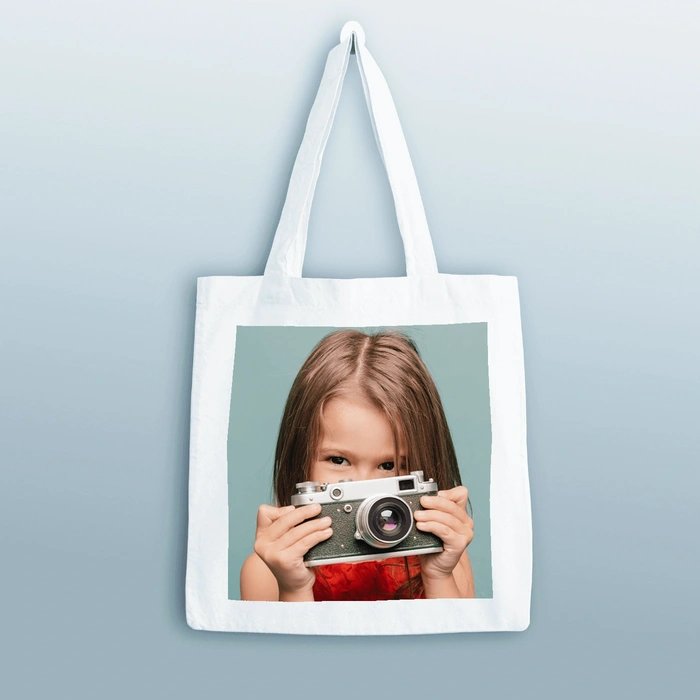 Digital print result on tote bag