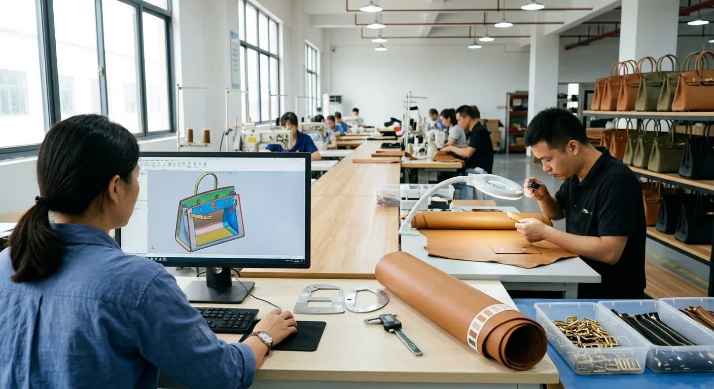 Quality handbag manufacturing starts with expert craftsmanship