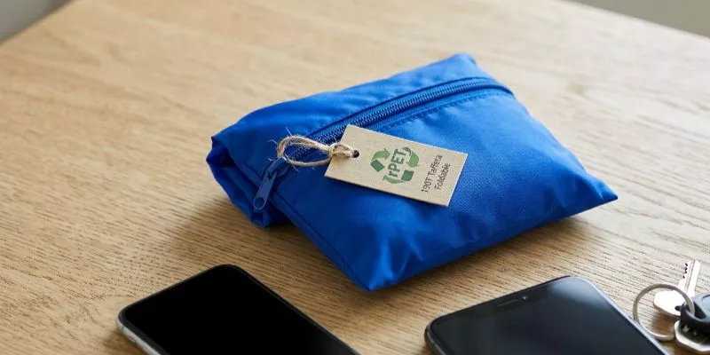 190T rPET Taffeta for Foldable Promotional Totes