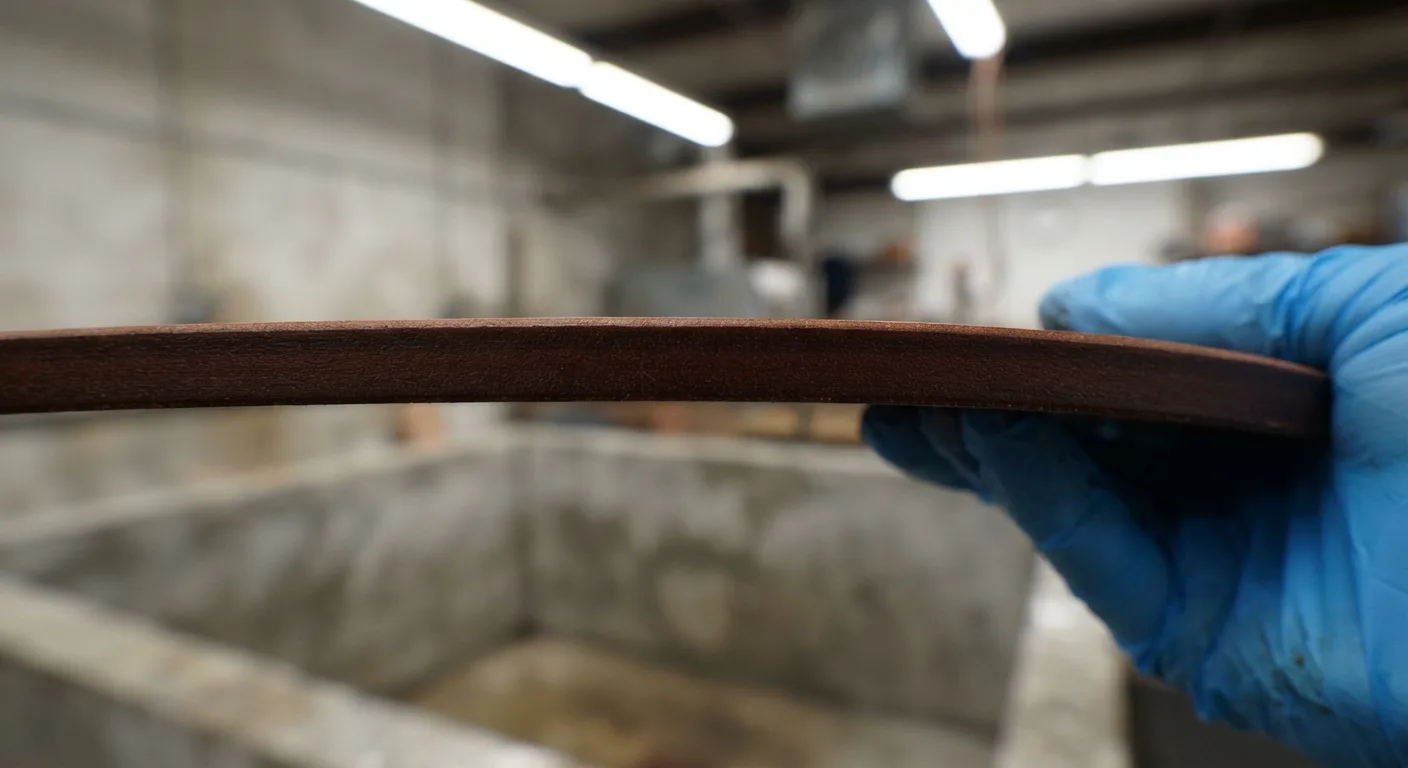 Multi-week tannin infusion process in concrete vats