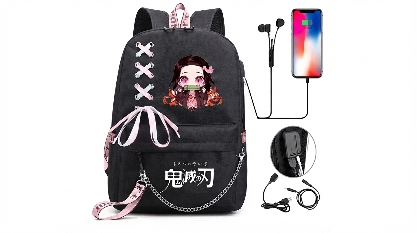 WZCSLM Anime Cosplay Laptop Backpack