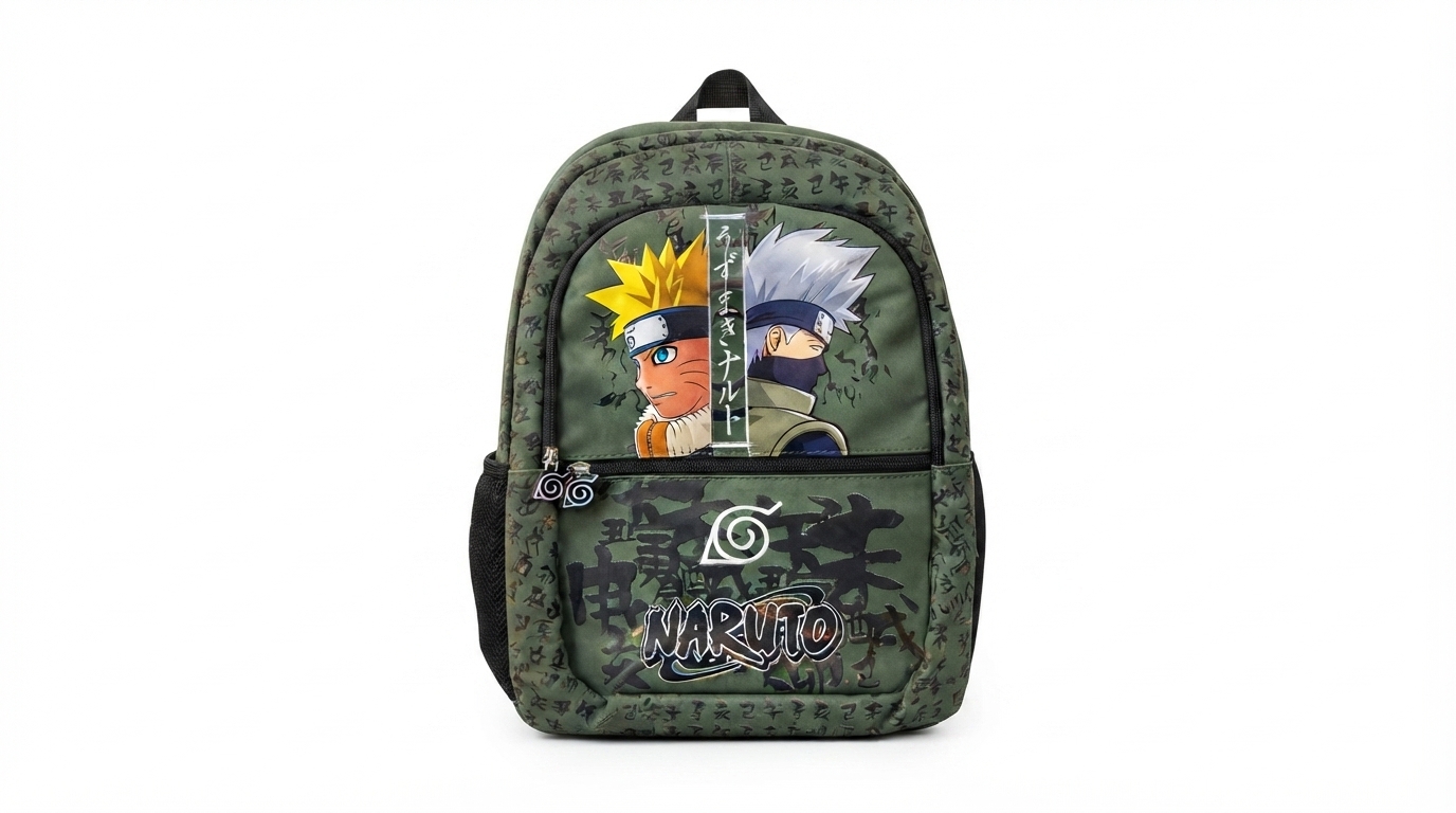 Naruto Anime Kakashi Cosplay Laptop Backpack