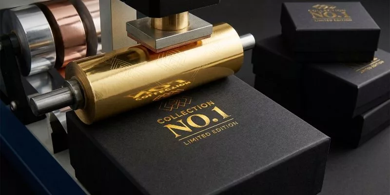 Foil Hot Stamping for High-Contrast Branding on Gift and Capsule Runs