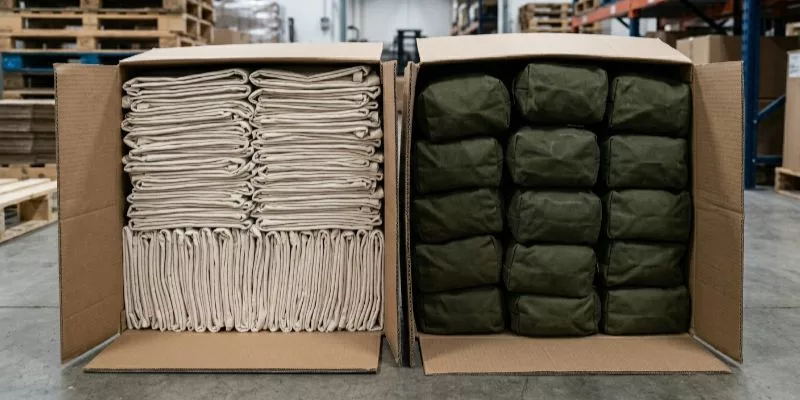 one fits 50 thin bags, the other only holds 20 thick bags.