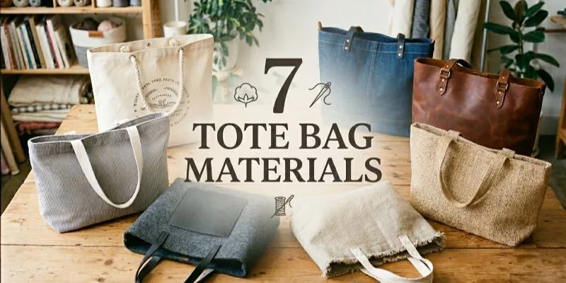 7 Tote Bag Materials Breakdown: Cut Costs & Improve Quality
