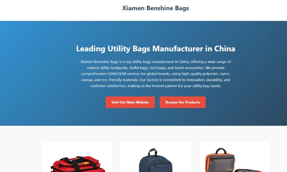 Xiamen Benshine Bags