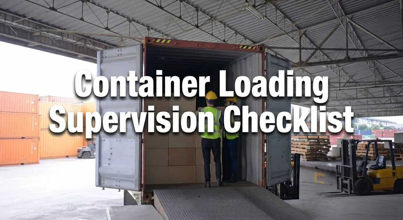 Container Loading Supervision Checklist: 7 Steps to Cut Claims
