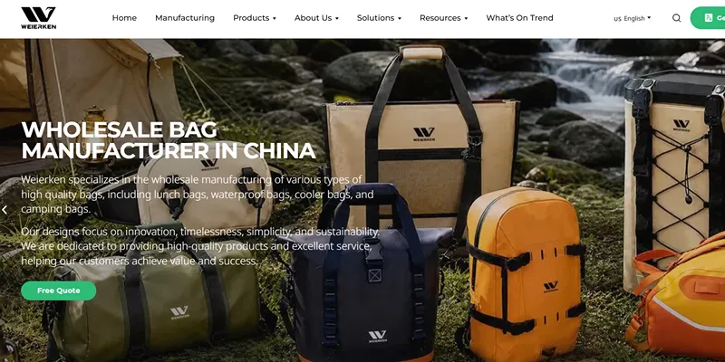 Weierken wholesale bag manufacturer in China website