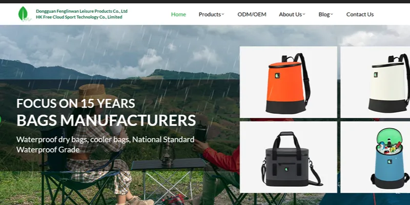 FENGLINWAN bags manufacturer website with 15 years of production