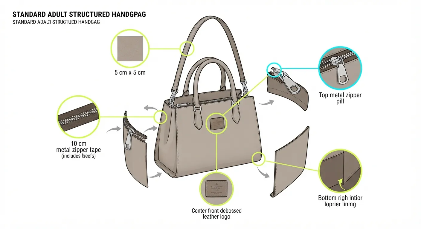 Physical prototype inspection for CA Prop 65 compliance - sensory check of bag materials