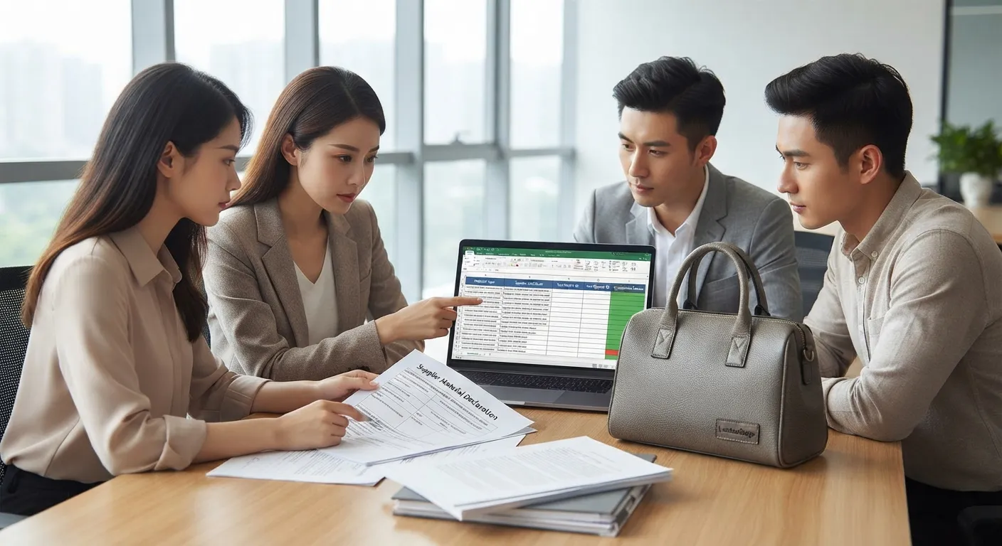 Supplier material documentation audit for Prop 65 compliance