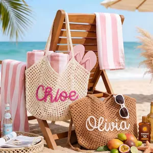Luxury resort beach bag