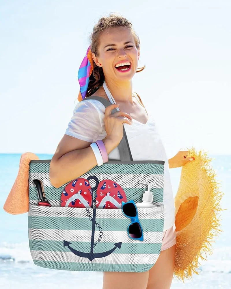 Beach bag customer scene