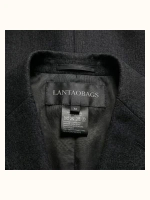 Care and brand inner labels for manufactured bags