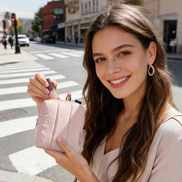 Cosmetic bag customer scene