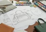 CAD pattern design process for custom bag manufacturing