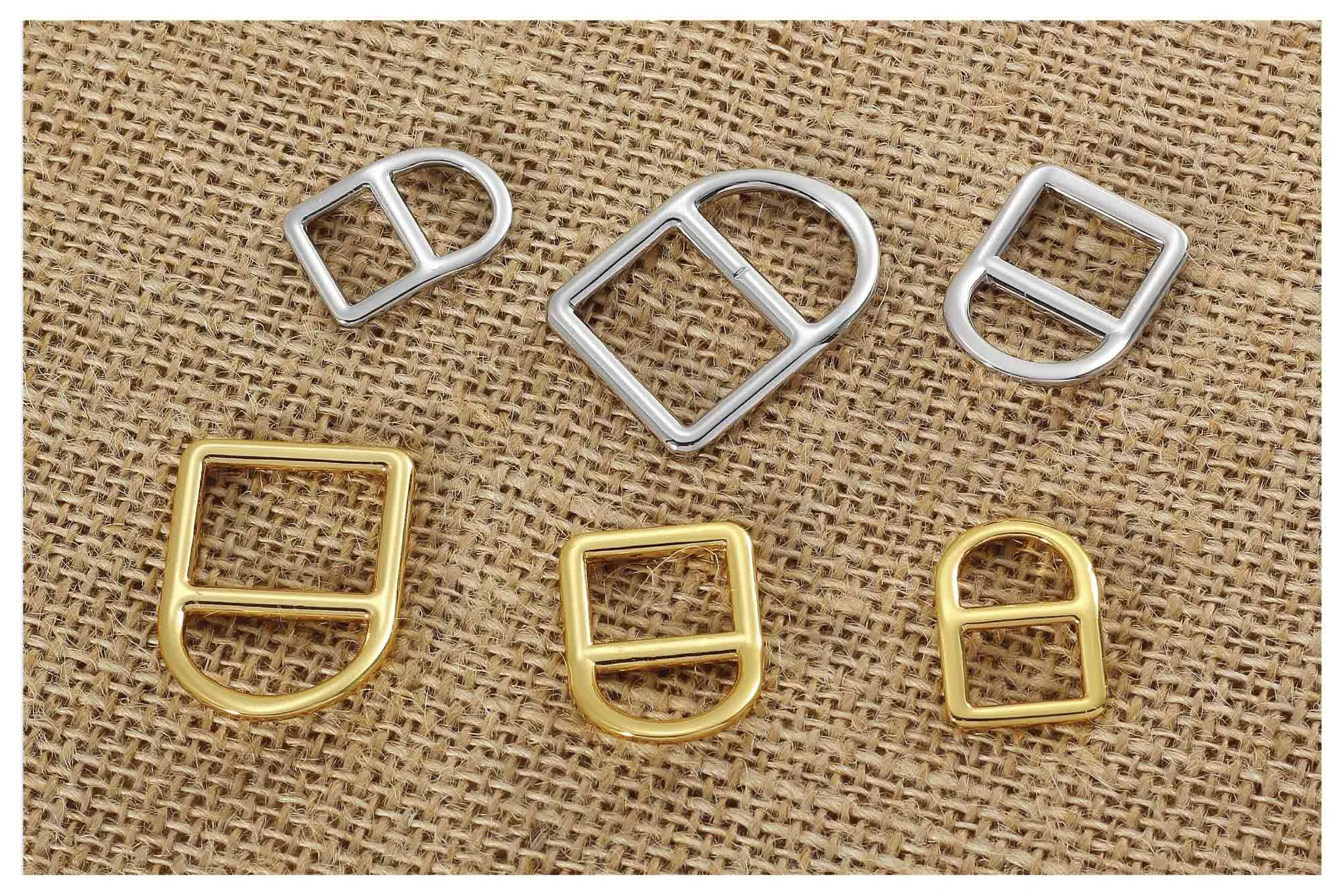 Metal buckles, D-rings, and hardware at LantaoBags