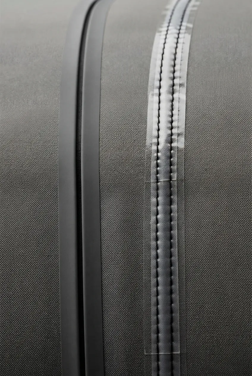 RF welding vs traditional stitch comparison — molecular bond vs needle-and-thread seams